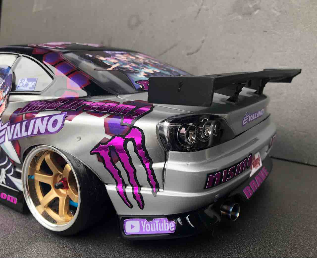 痛車 RCボディバンドリ! 今井リサ仕様 S15シルビア D-like : 痛車RC