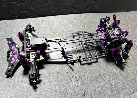 WRAP-UP NEXT KCR V1.1 CONVERSION CHASSIS KIT BLACK (0586-FD WRAP-UP NEXT KCR V1.1 CONVERSION CHASSIS KIT BLACK (0586-FD