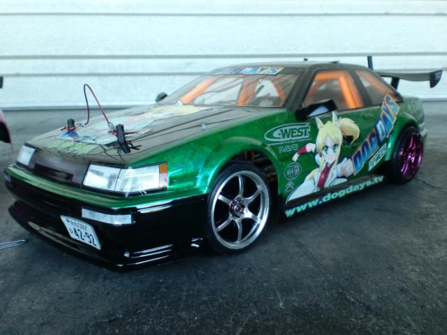 タミヤae86 AE86 トレノ MB01 FRドリフト ホーシング REVED M タミヤ