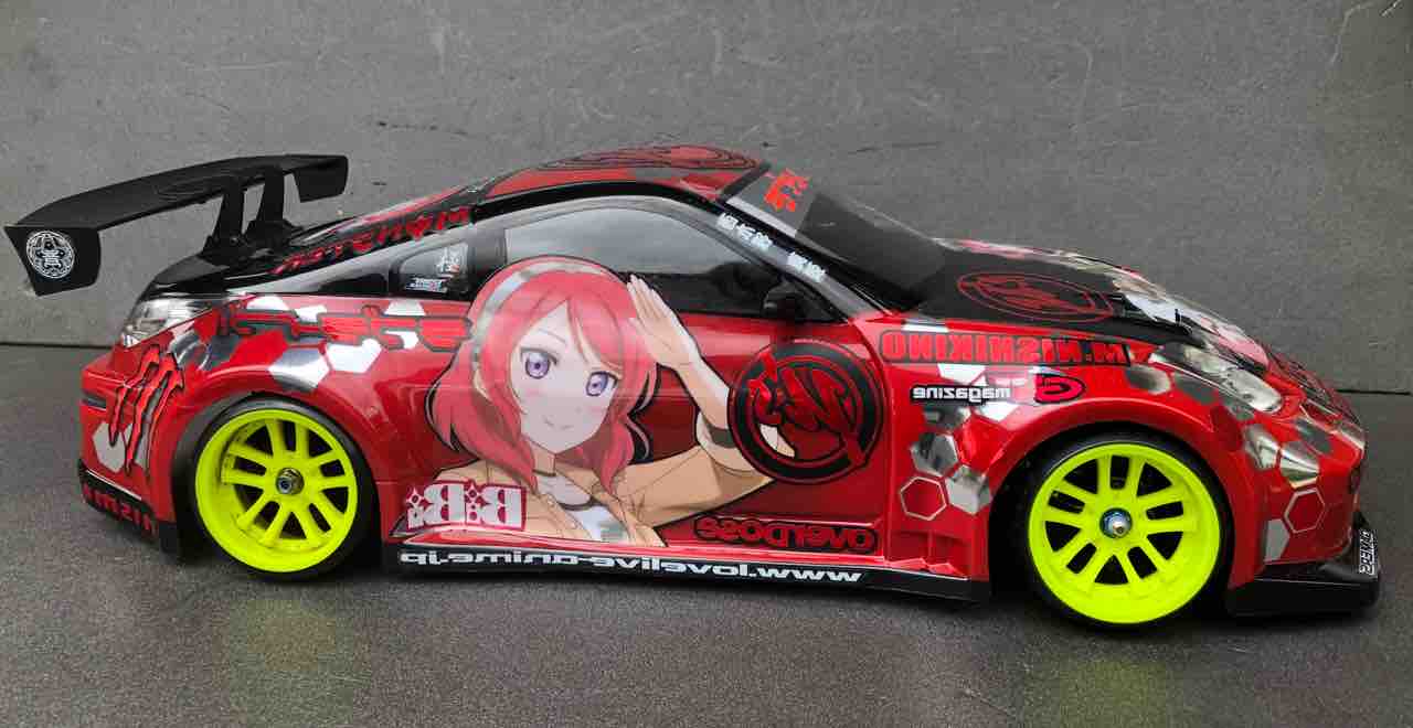 痛車 RCボディ ラブライブ!西木野 真姫 仕様 ヨコモ Z33 : 痛車RC