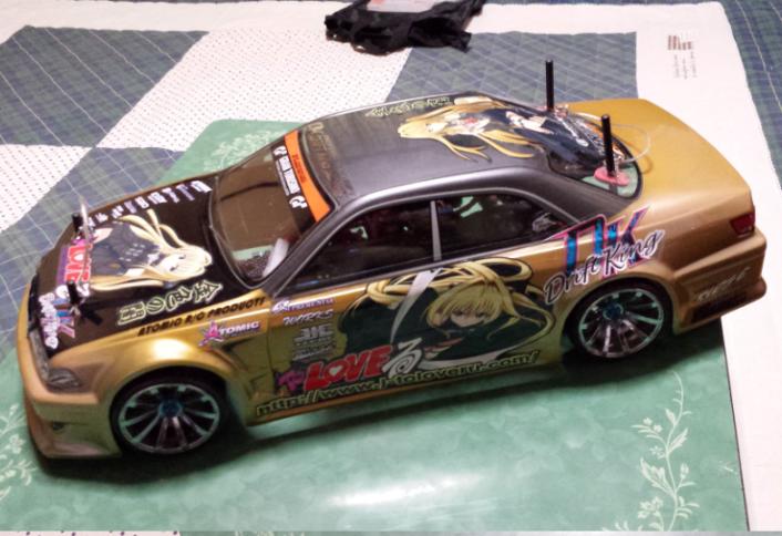 ラジコン 痛車 ボディ ToLOVEる その2 金色の闇 仕様 : 痛車RC製作所