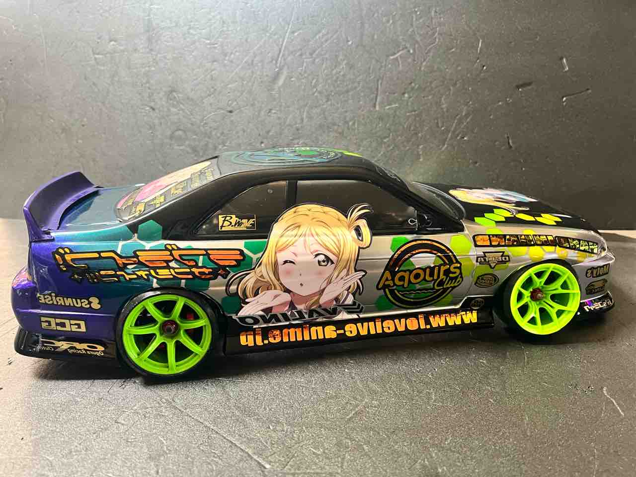 痛車 RCボディ ラブライブ! シリーズ 鬼塚夏美 、絢瀬絵里、小原 痛車 RCボディ ラブライブ! シリーズ 鬼塚夏美 、絢瀬絵里、小原