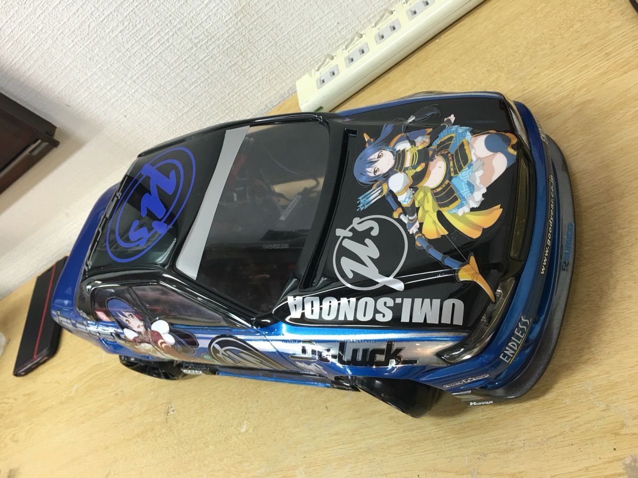 ラジコン 痛車 ボディ ラブライブ！ 園田海未 仕様その1 : 痛車