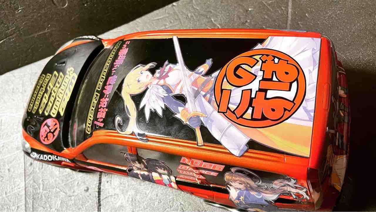 痛車 RCボディ この素晴らしい世界に祝福を! 仕様 PANDORA STAGE-R2