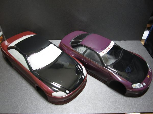 HPI と ヨコモのソアラ ボディ塗装 : 痛車RC製作所 BadLegFactory HPI と ヨコモのソアラ ボディ塗装 : 痛車RC製作所 BadLegFactory