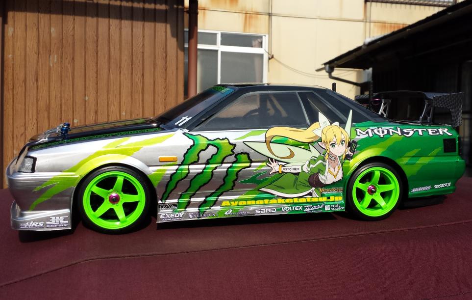 ラジコンボディ カスタムボディNO.34 スカイラインR31 ラジコンボディ