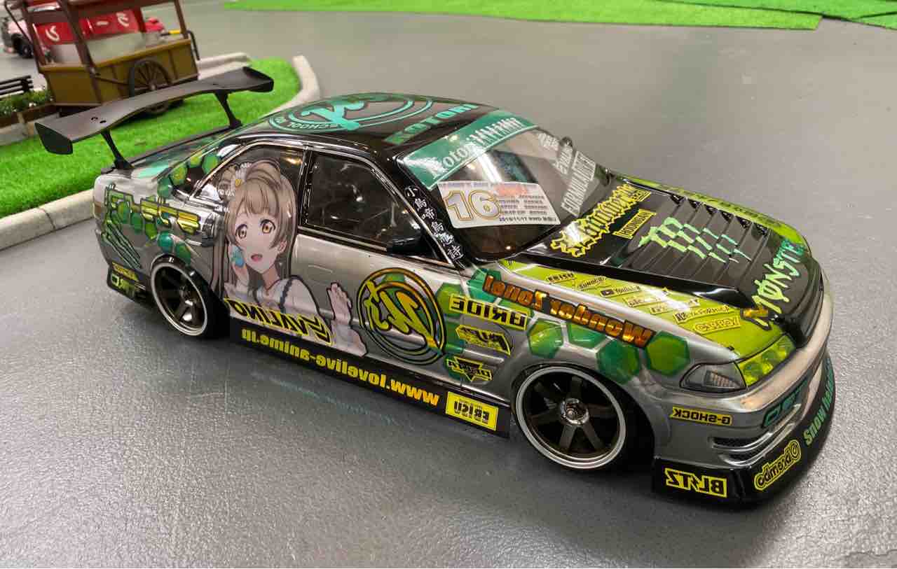 痛車 RCボディ ラブライブ! 南ことり仕様 ヨコモ JZX100 マーク