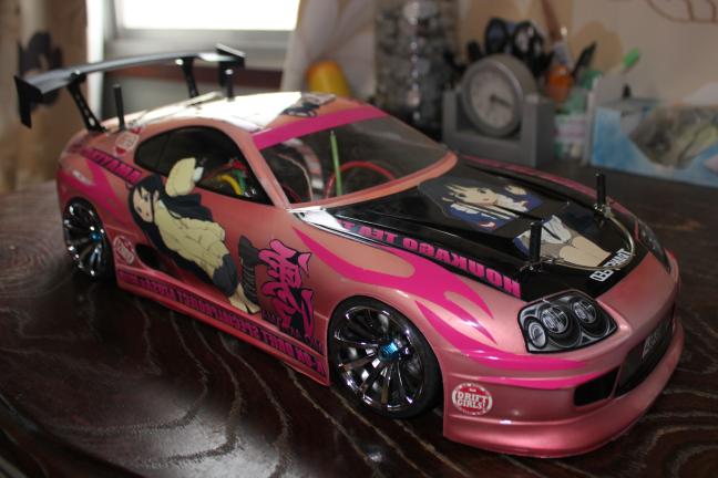 ラジコン 痛車 ボディ けいおん!! あずにゃん ＆ 澪 仕様 : 痛車
