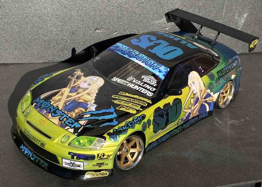 超希少　RC-ART JZZ 30 ソアラ ボディ ラジドリ TOYOTA JZZ30 SOARER【RC DRIFT】Radio control body production