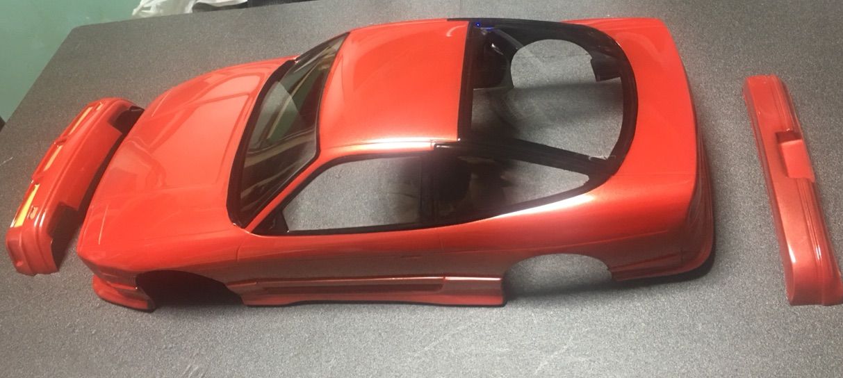 お盆は至って普通のボディ塗装 : 痛車RC製作所 BadLegFactory