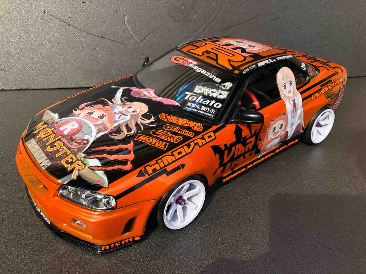 主人がお痛をしたお仕置です✨スカイライGTR ラジコン 新品タイヤ付き 1/10 主人がお痛をしたお仕置です✨スカイライGTR ラジコン 新品