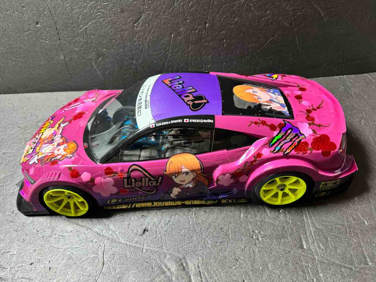 ■専用■　　　　激安 YD-2　フルセット　電飾　痛車 ボディ　　　 ラジコン 痛車 RCボディ ラブライブ！スーパースター！澁谷かのん 仕様 タミヤ