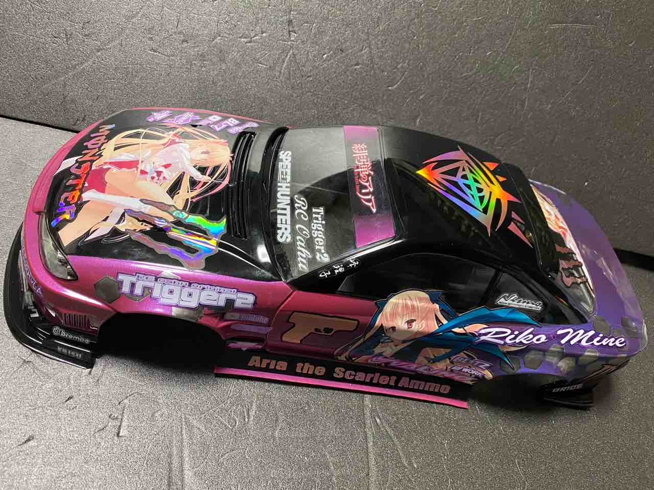 痛車 RCボディ 緋弾のアリア 峰理子 仕様 アディクション雷神S15