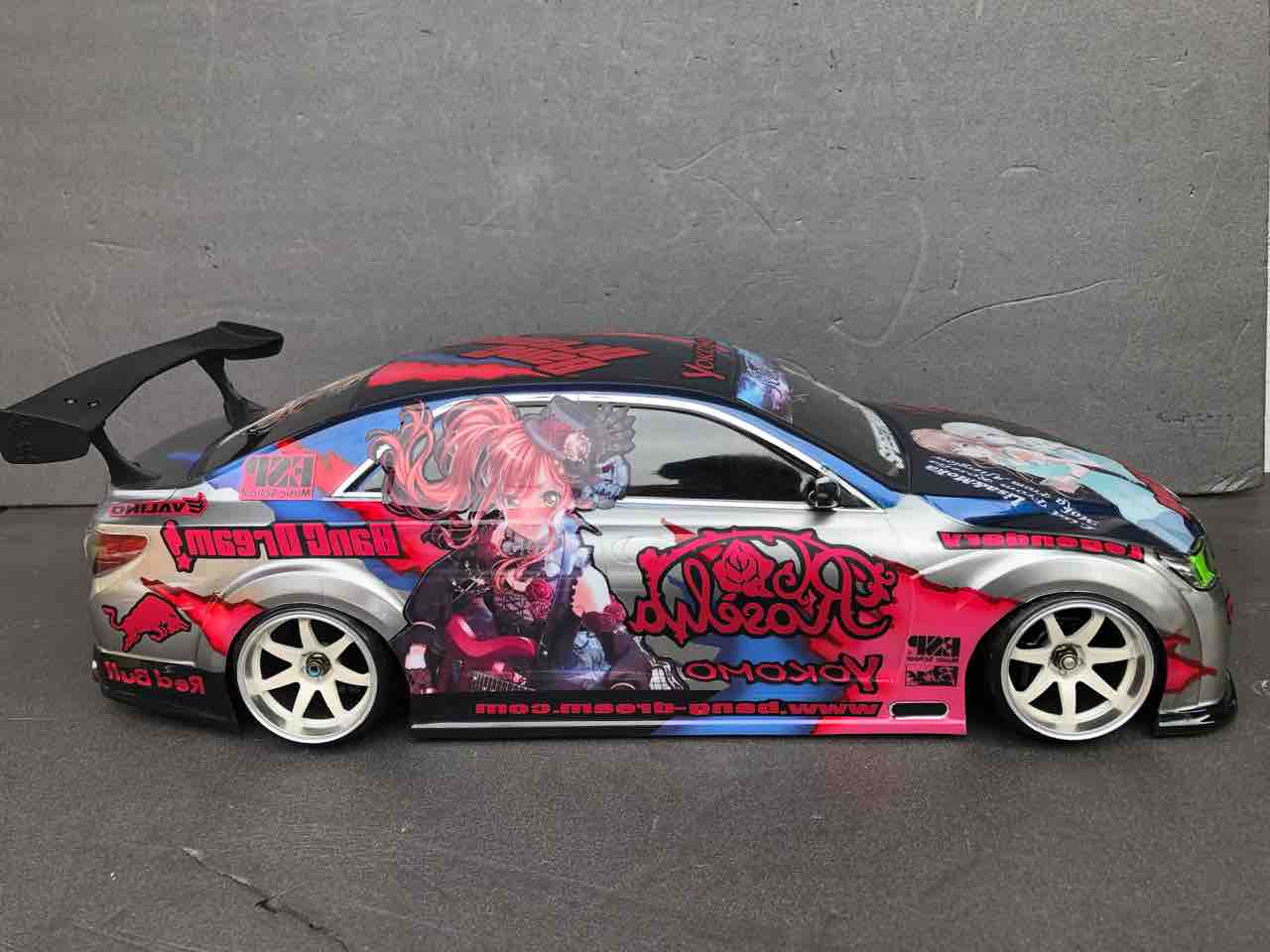 痛車 RCボディ バンドリ! 今井リサ&青葉モカ 仕様 ヨコモ マーク