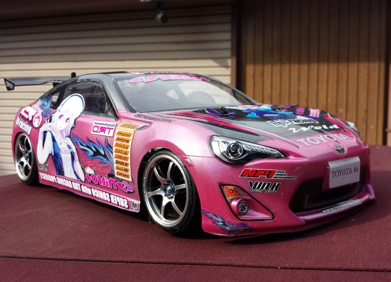 LOUJIN 284010 すーぱーそに子 痛車仕様 ラジコンカー 1/28