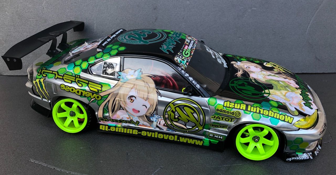 D-Like製　S15ボディ　ドリフト　痛車　lexus.himuro ラジコン 痛車 ボディ ラブライブ！南ことり仕様 D- LIKE S15 シルビア