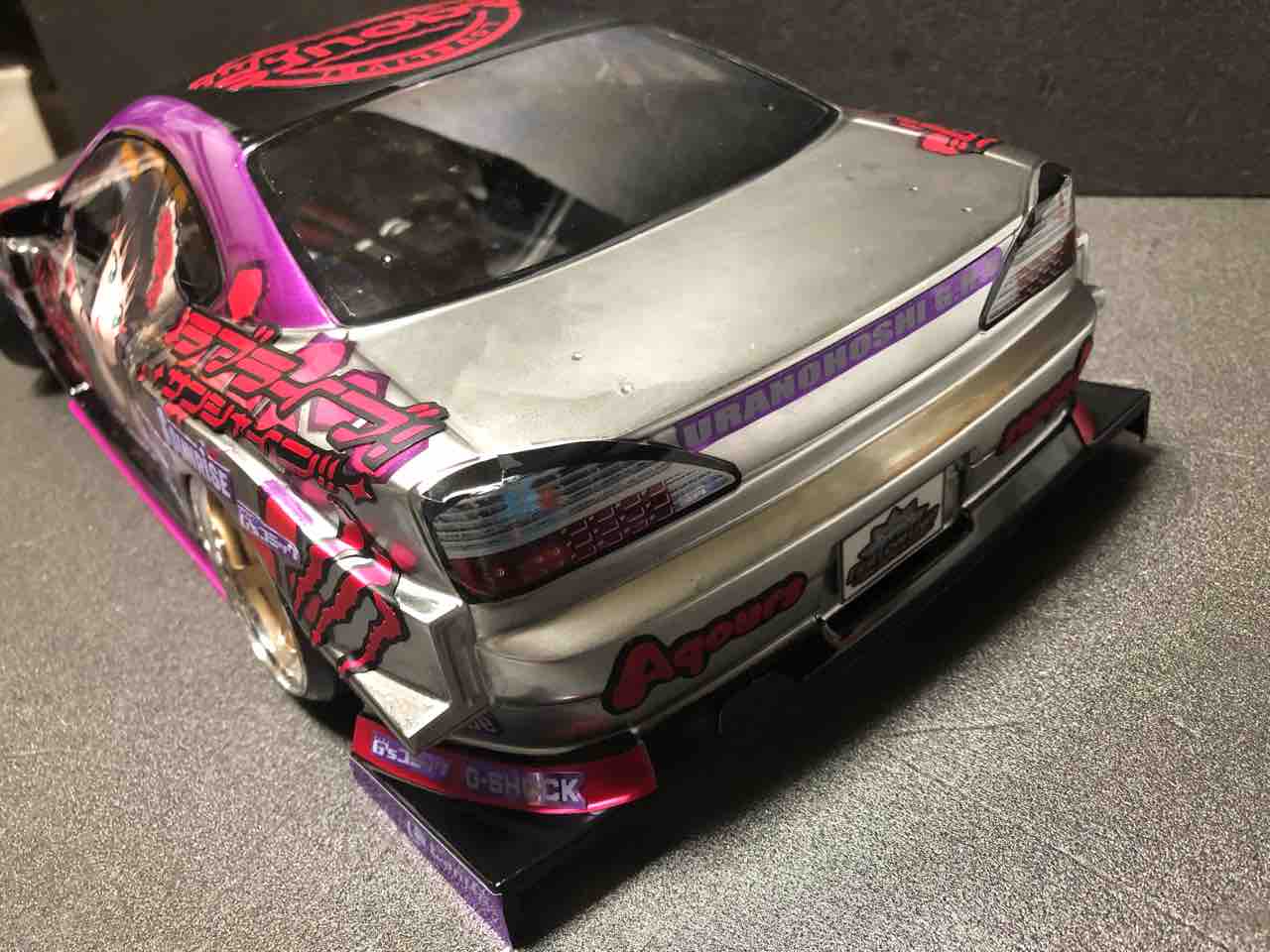 痛車 RCボディラブライブ!サンシャイン!! 黒澤ダイヤ仕様 痛車 RCボディラブライブ!サンシャイン!! 黒澤ダイヤ仕様
