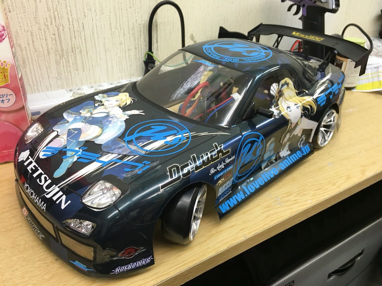 ラジコン 痛車 ボディ ラブライブ！ 絢瀬絵里 FD-3S RX-7 : 痛車