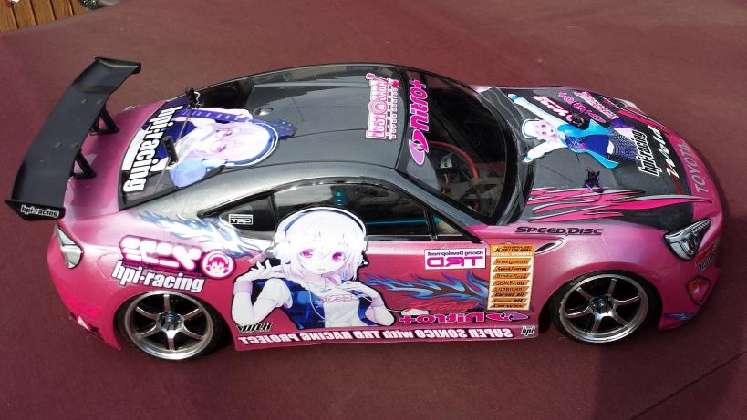 LOUJIN 284010 すーぱーそに子 痛車仕様 ラジコンカー 1/28