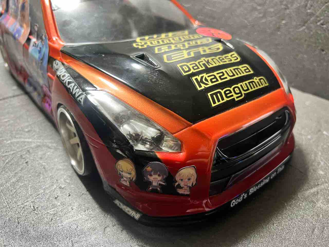 痛車 RCボディ この素晴らしい世界に祝福を! 仕様 PANDORA STAGE-R2