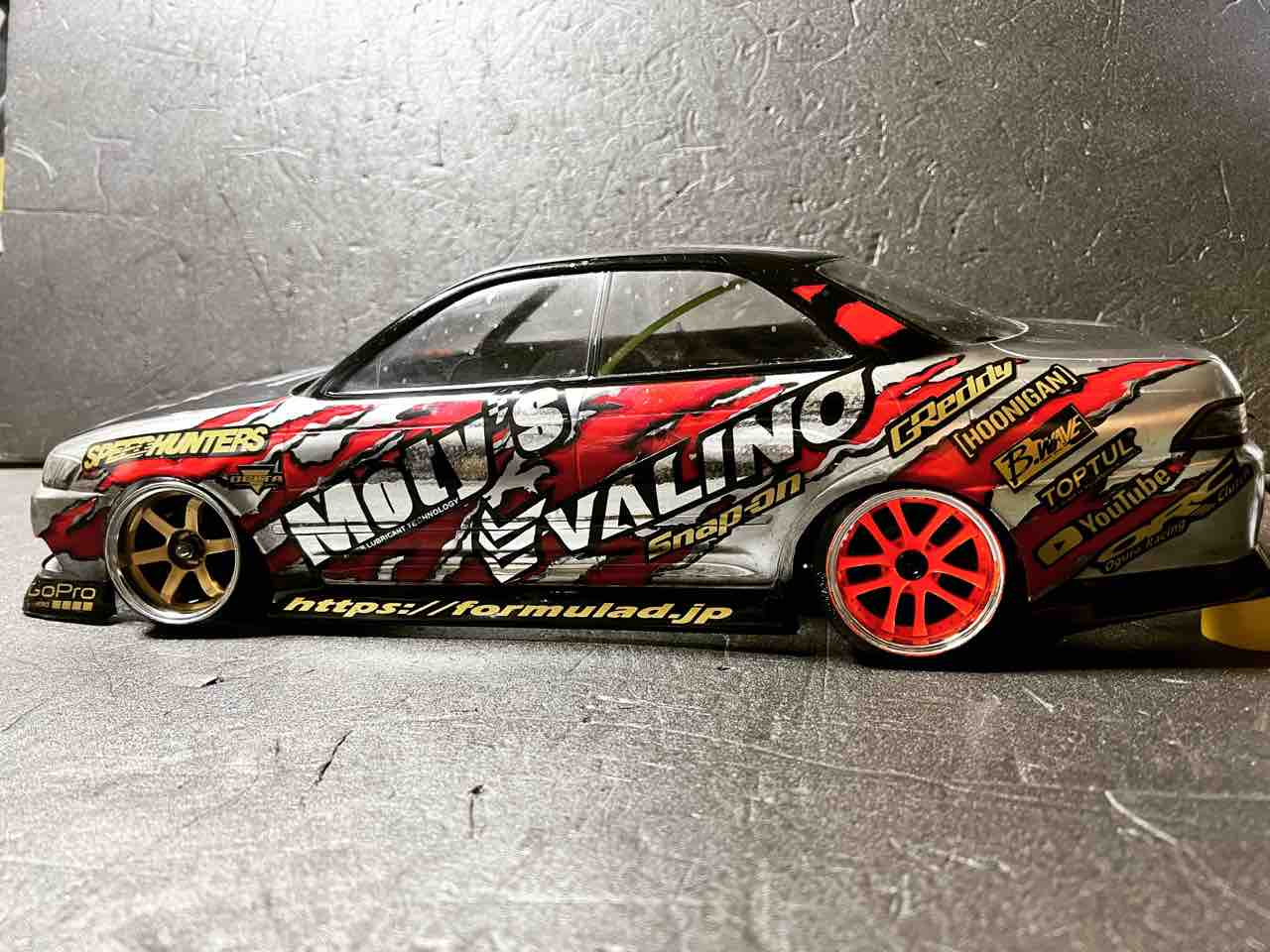 ボツ案ボディを再利用 その① パンドラ JZX90マーク2 : 痛車RC製作所