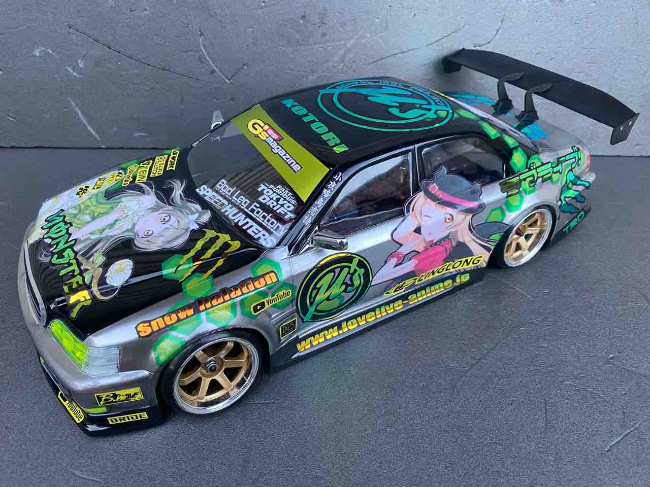 痛車 RCボディ ラブライブ! 南ことり仕様 overdose クレスタ : 痛車RC