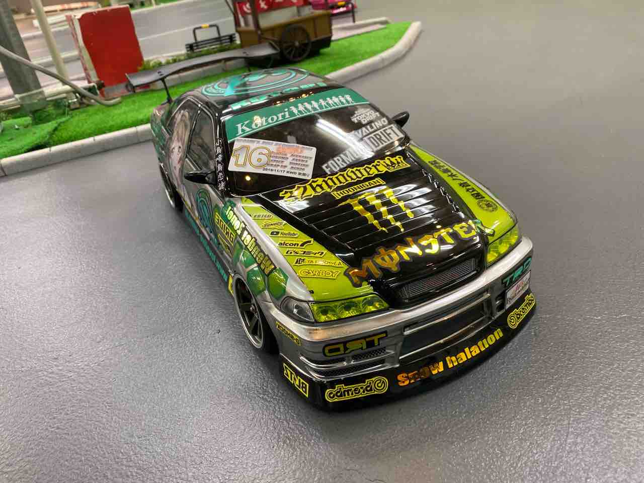 痛車 RCボディ ラブライブ! 南ことり仕様 ヨコモ JZX100 マーク