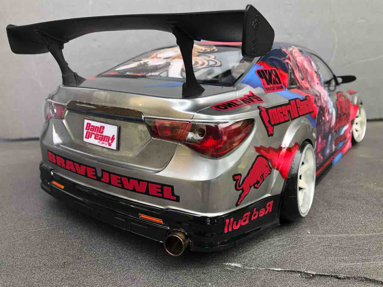痛車 Rcボディ バンドリ 今井リサ 青葉モカ 仕様 ヨコモ マークx 275mm 痛車rc製作所 Badlegfactory