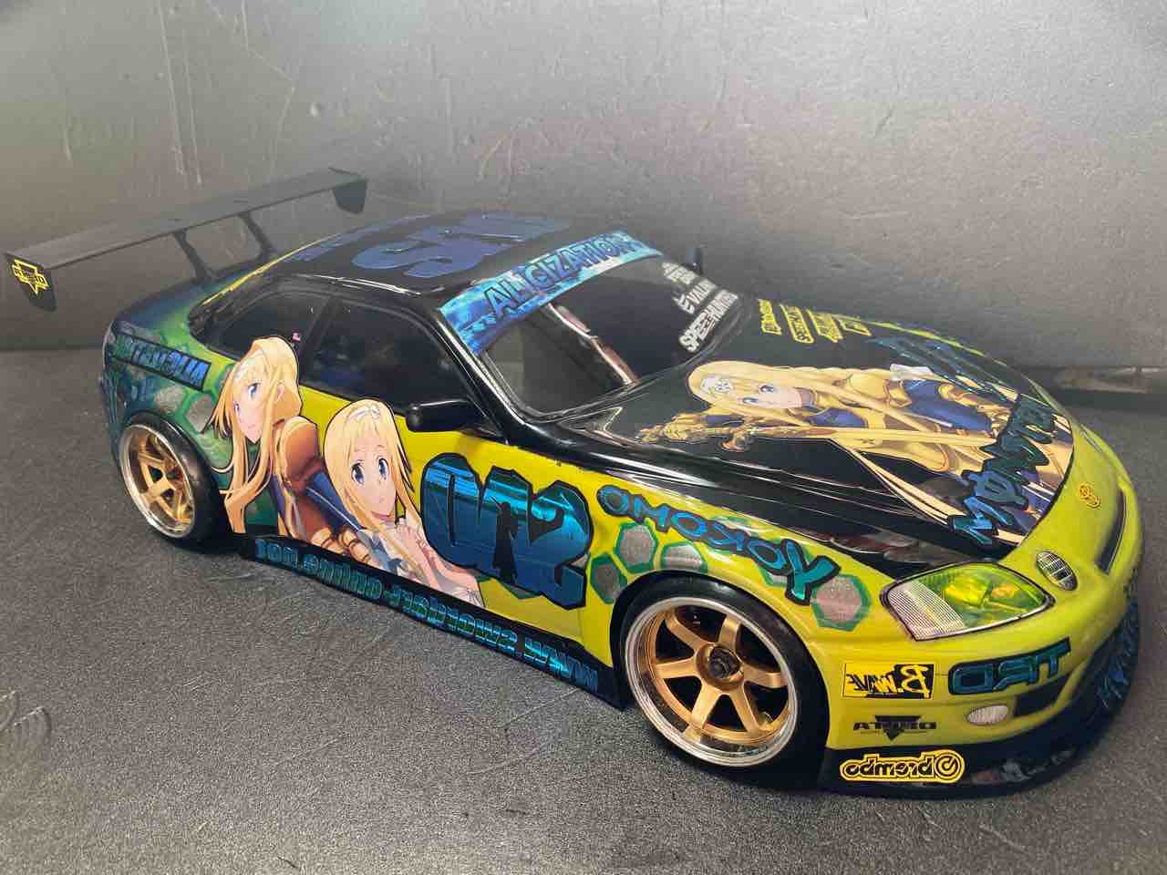 超希少　RC-ART JZZ 30 ソアラ ボディ ラジドリ TOYOTA JZZ30 SOARER【RC DRIFT】Radio control body production