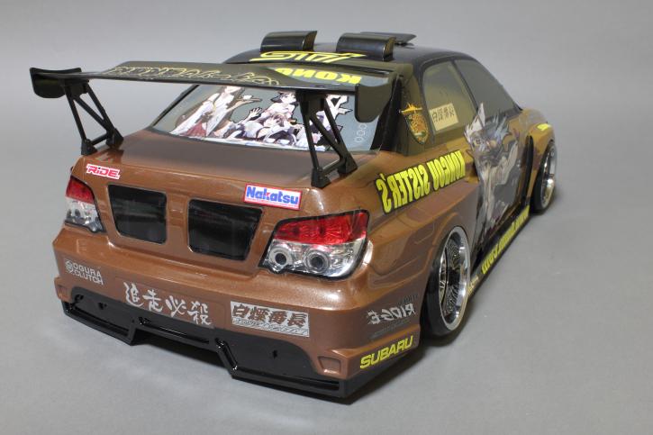 ラジコン 痛車 ボディ 艦隊これくしょん 金剛四姉妹 仕様 インプレッサ
