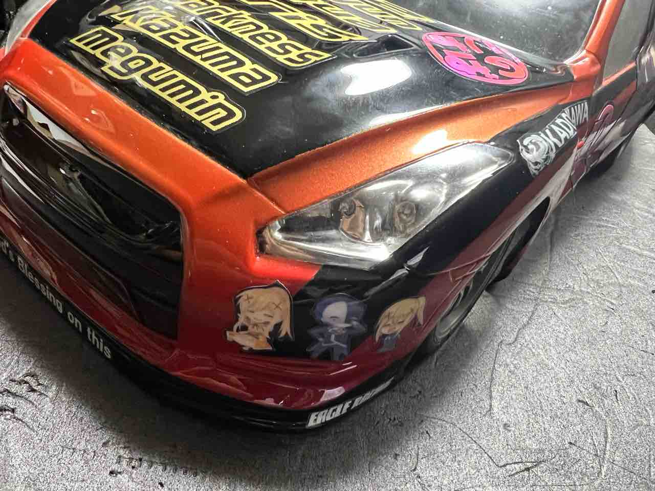 痛車 RCボディ この素晴らしい世界に祝福を! 仕様 PANDORA STAGE-R2