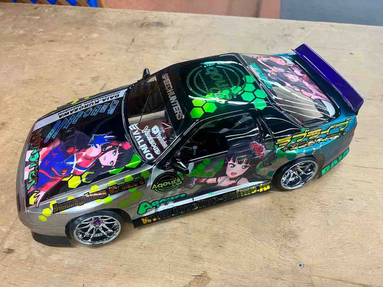 痛車 RCボディ ラブライブ! サンシャイン 黒澤ダイヤ仕様 痛車 RCボディ ラブライブ! サンシャイン 黒澤ダイヤ仕様
