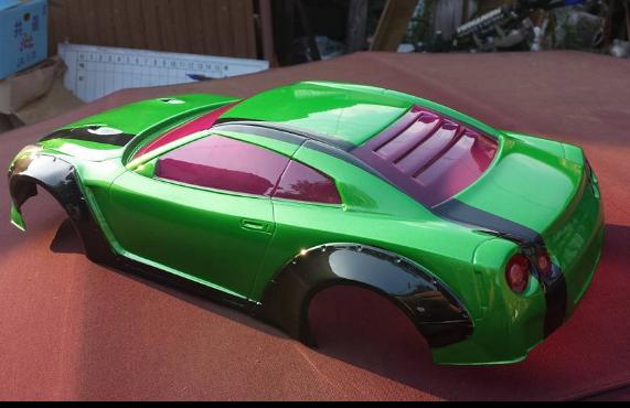 TEAM TETSUJIN LB☆WORKS R35 GT-R塗装してみた : 痛車RC製作所