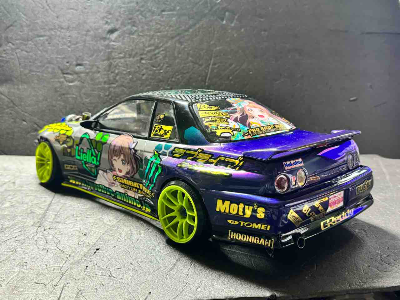 痛車 RCボディ ラブライブ！シリーズ 仕様 SHIBATA R32 GT-R