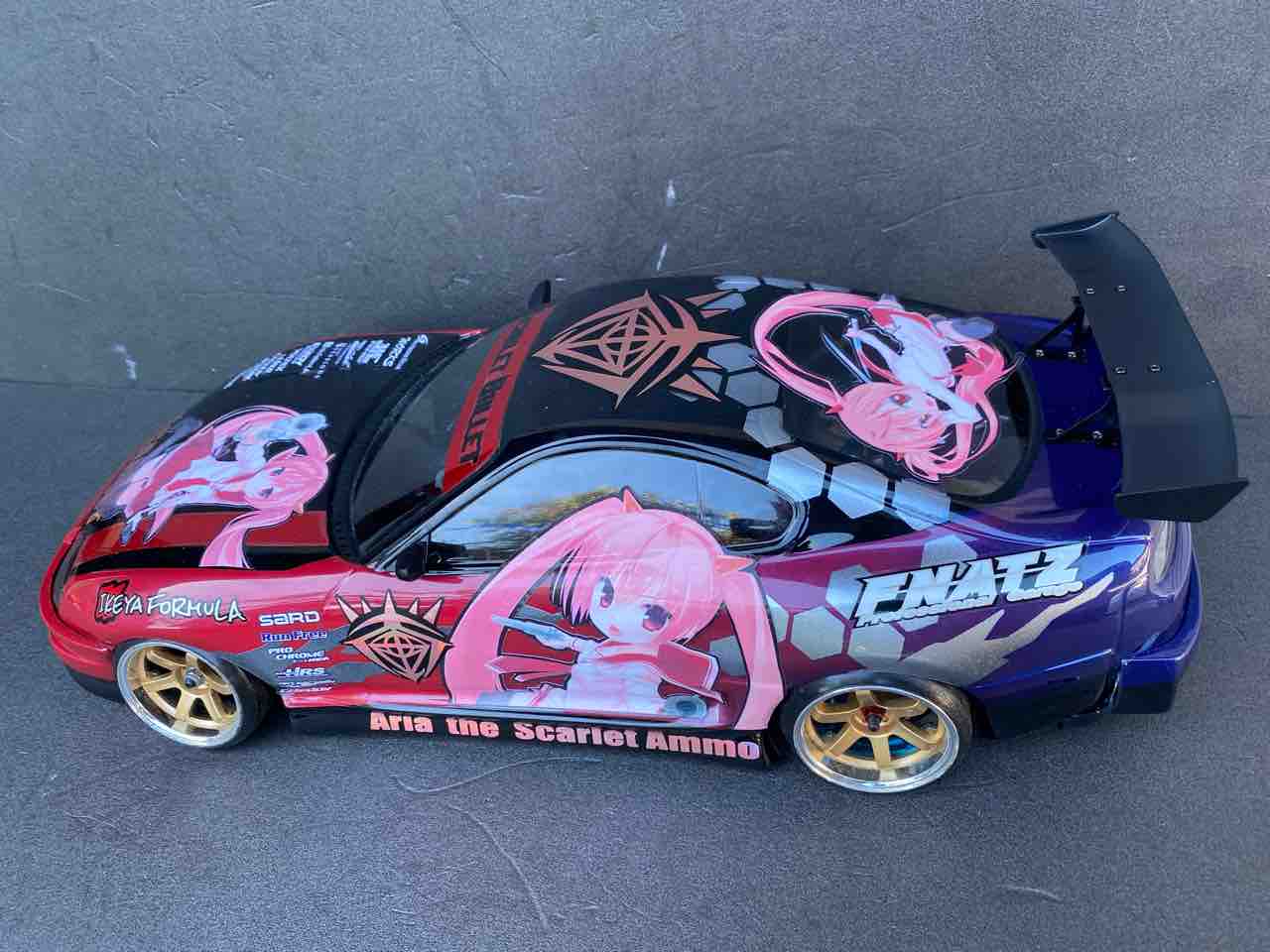 痛車 RCボディ 緋弾のアリア 神崎・H・アリア仕様 PANDRA JZA80