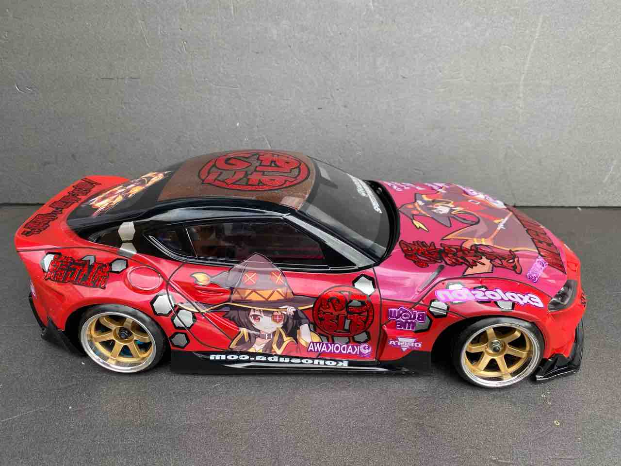 痛車 RCボディ このすば！めぐみん仕様 アディクション 90