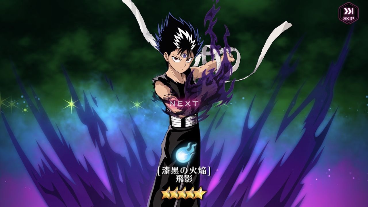 幽遊白書マジバト攻略プレイ日記 新キャラチケット3月第1弾 堕天使のお花畑 ひきこもりニート堕天使ブログ