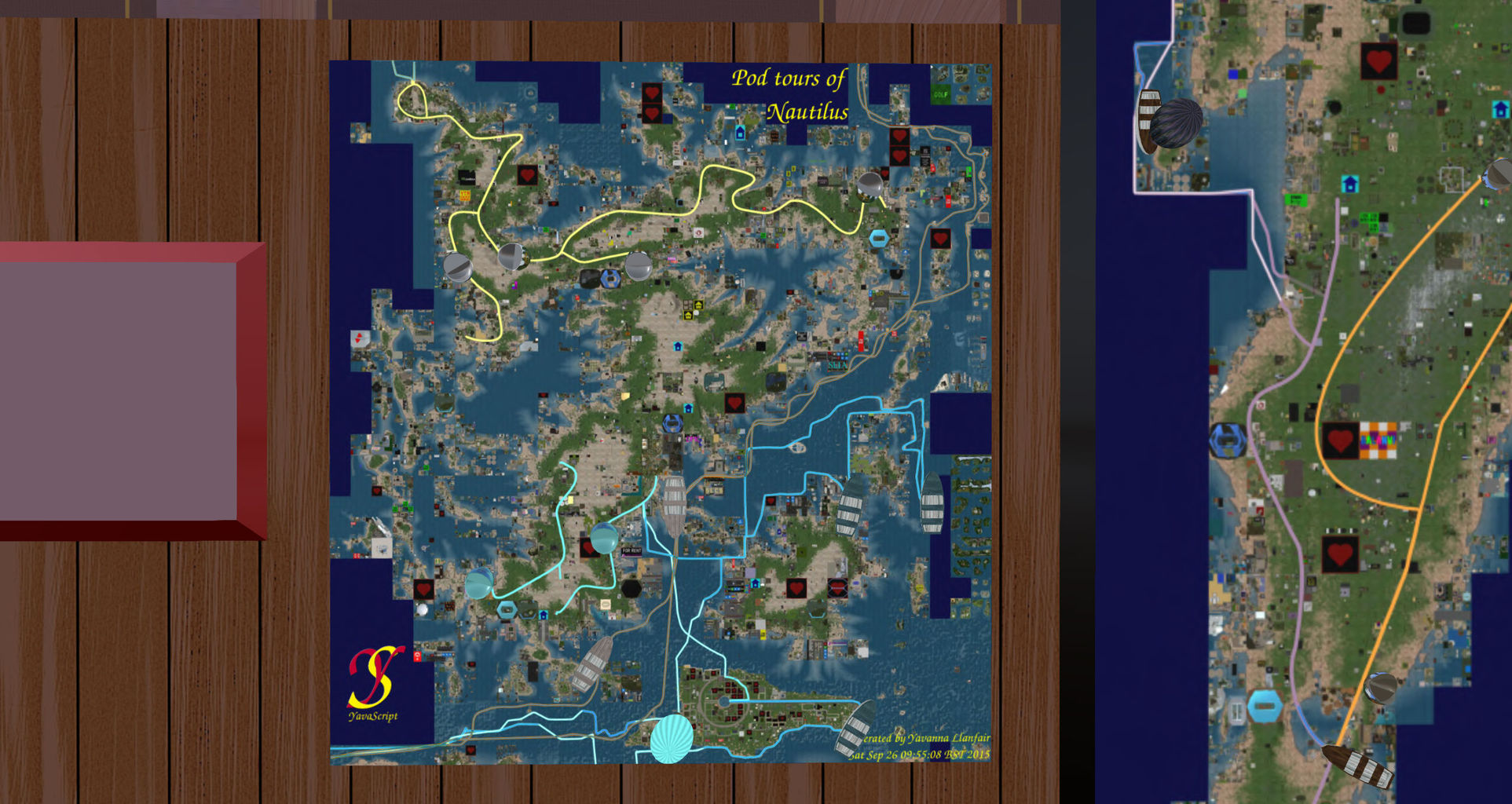 [Yava Script Pod] N3: Transcontinental : [Second Life] Mainland Information