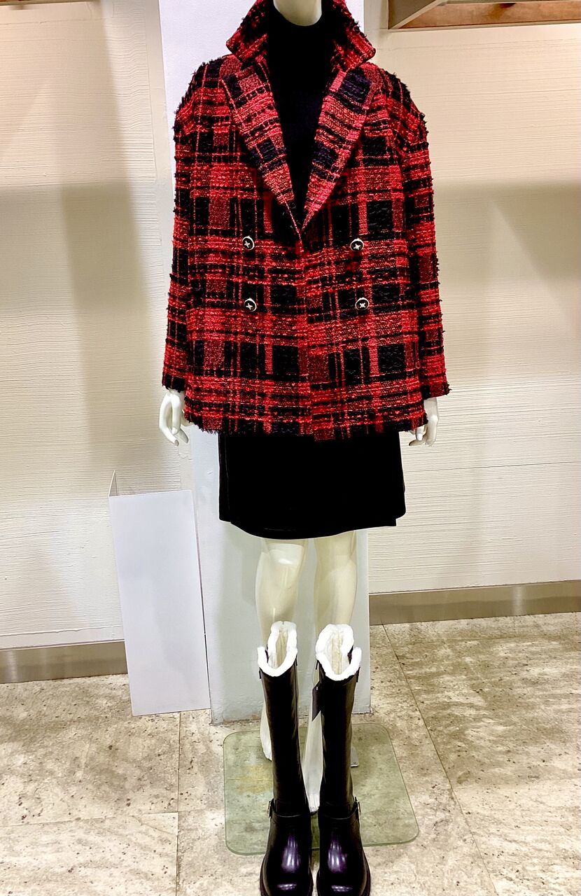 マリアケントのツイード素材のジャケットコート : DUALVIEW 白金店ブログ