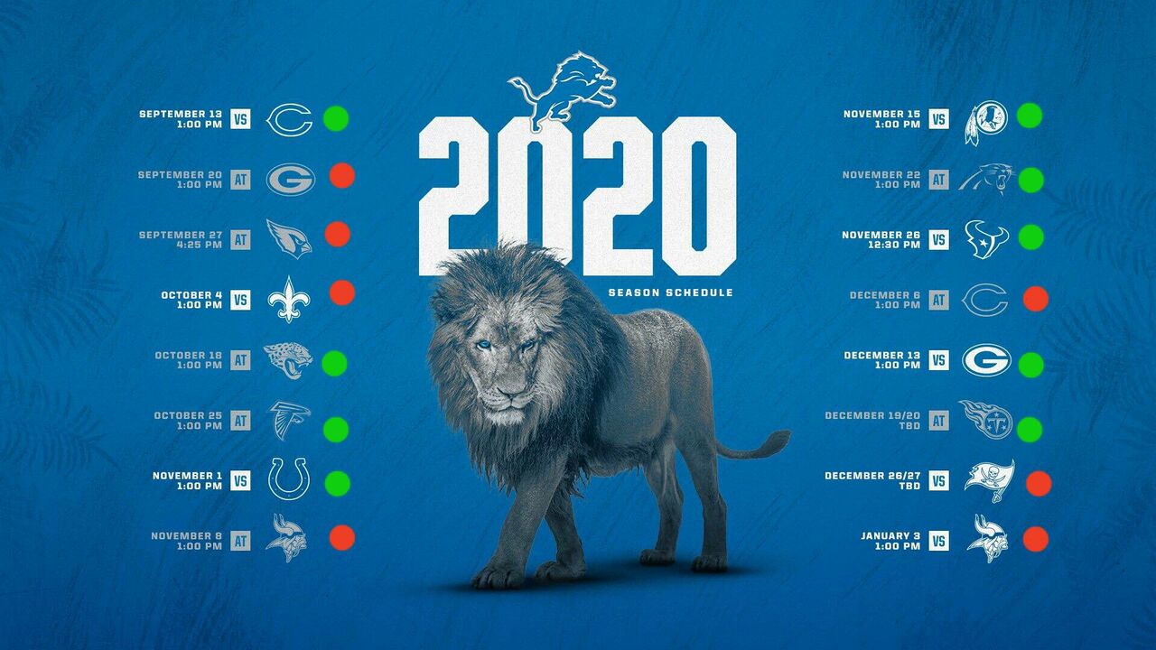 スケジュール発表 感想戦 Nfl 空振りライオンズ