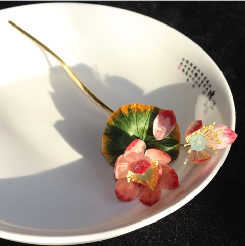 蓮の花かんざし 