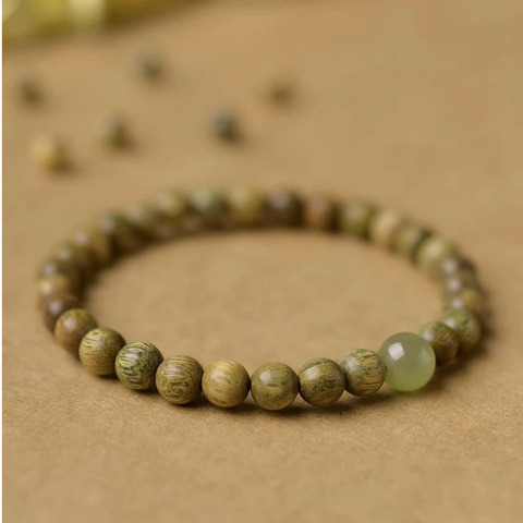 緑檀木ブレスレット