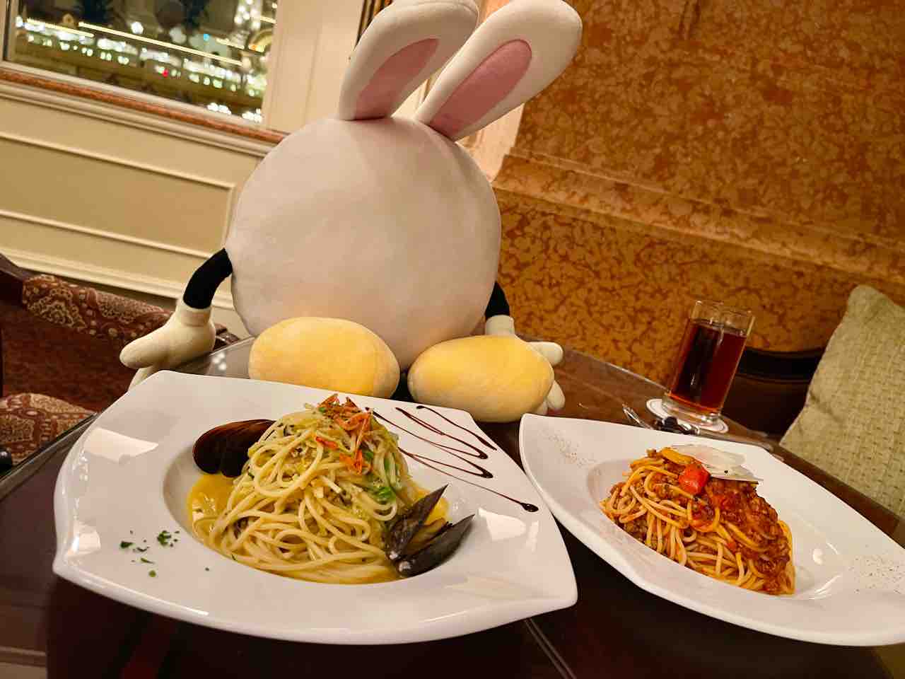 ディズニーイースターパスタセット食べてみた ドリーマーズラウンジ 噂のdヲタくんのディズニーレポート