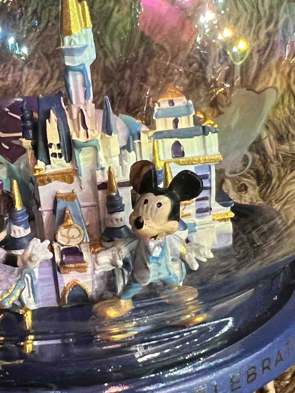 【期間限定特価】 塗り厳選レア♡WDW50周年☆ミッキー&ミニーオーナメント♡ 工芸品 - 工芸品