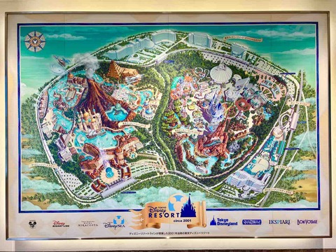 ディズニーリゾートラインが開業した2001年当時のディズニー