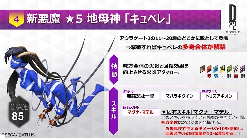 キュベレ D2メガテンまとめ ギリメカラ速報