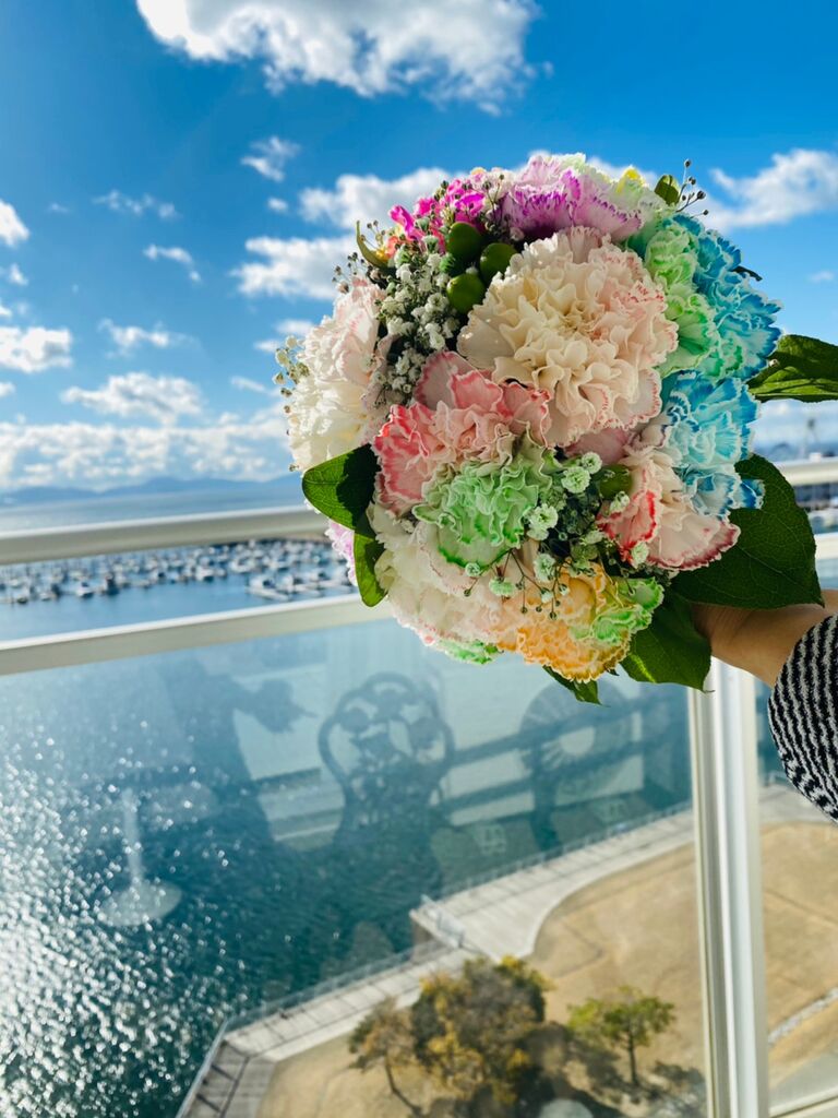 インスタグラマー かおりんさんとコラボ フラワーパレット を食卓の彩りに オリジナルカラーな切り花をお届け アートフラワーカメレオン