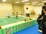 何故就職セミナーにロボットサッカー?と最初は戸惑う参加者