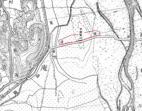 明治20年　国土地理院地図　便道 拡大2[2]