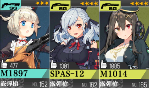 ガンスリ登場戦術人形　SG